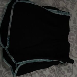 ZELOS Black and Blue Athletic Shorts